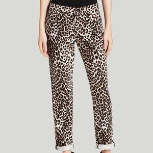 Rag &  Bone/Jean Snow Leopard Boyfriend Jeans